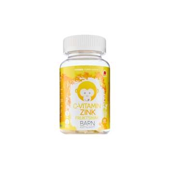 MONKIDS C-VITAMIN + ZINK 60ST