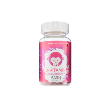 MONKIDS D-VITAMIN JORDGUBB