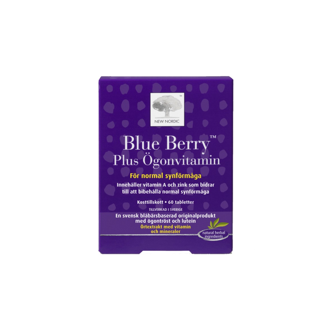 BLUE BERRY PLUS ÖGONVITAMIN 60ST