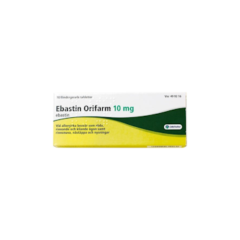 Ebastin Orifarm, filmdragerad tablett 10 mg, 10 st