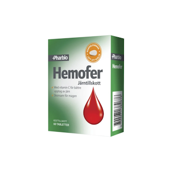 HEMOFER JÄRNTILLSKOTT 60ST