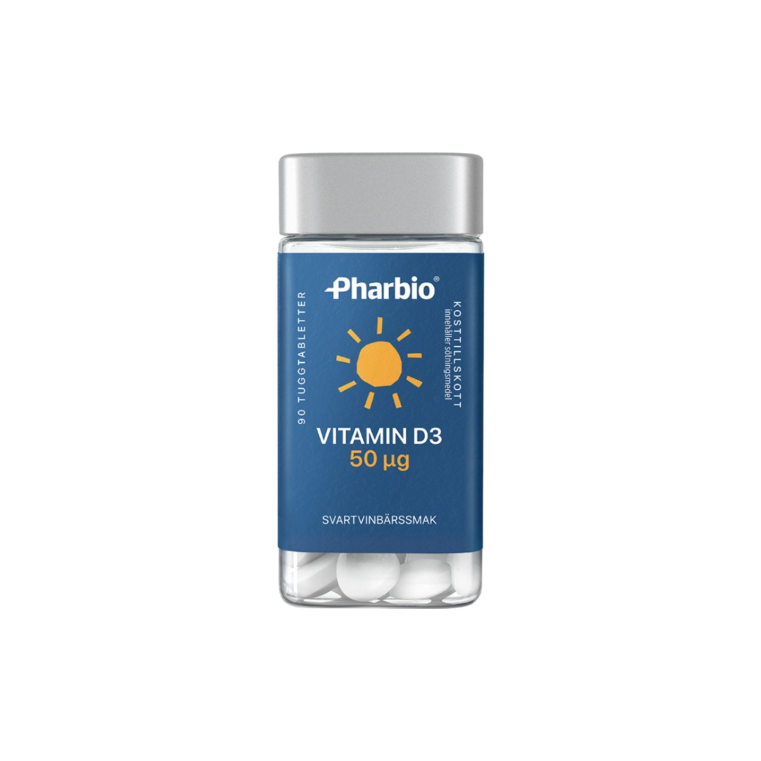 VITAMIN D 50 UG, 90 ST