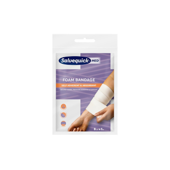 SALVEQUICKMED SOFT FOAM BANDAGE