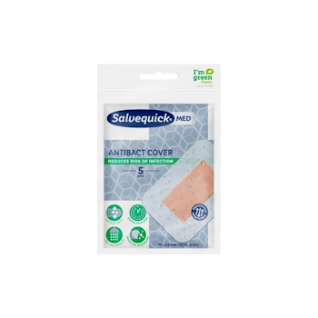 SALVEQUICK ANTIBACTERIELL COVER 5ST
