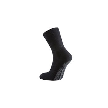ANTISLIP SOX COTTON SVART 43/46