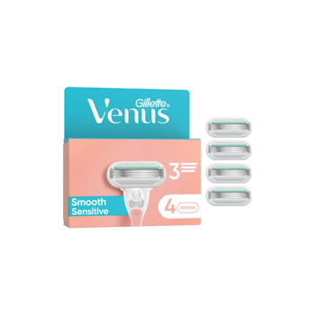 SMOOTH SENSITIV PINK RAKBLAD 4ST