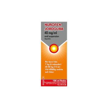 NUROFEN IBUPROFEN 40MG/ML JORDGUBB