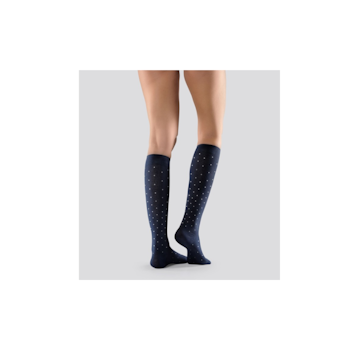 MABS COTTON KNEE NAVY DOTTED XL