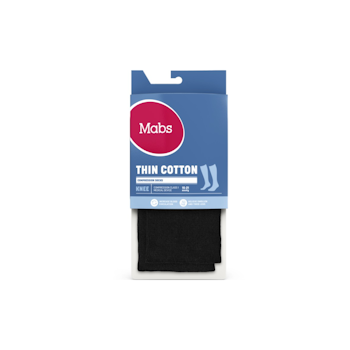 MABS THIN COTTON KNEE BLACK S