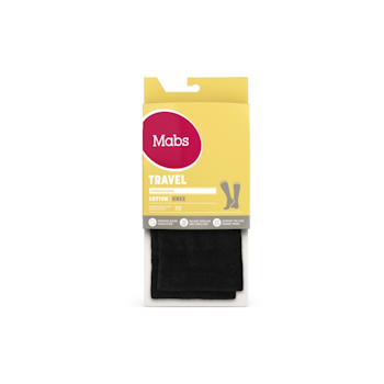 MABS TRAVEL COTTON KNEE BLACK L
