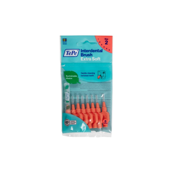 MELLANRUMSBORSTE X-SOFT RÖD 0,5MM