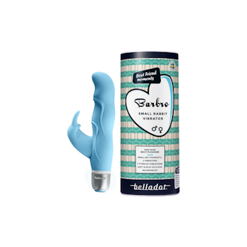 BARBRO SMALL RABBIT VIBRATOR BLUE