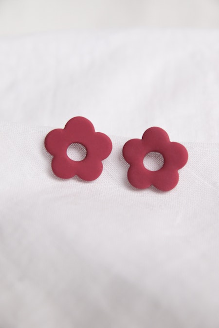 BLOMMA [burgundy]