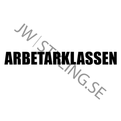 Arbetarklassen Dekal