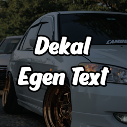 Dekal Egen text