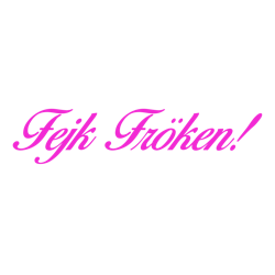 "Fejk Fröken" Dekal