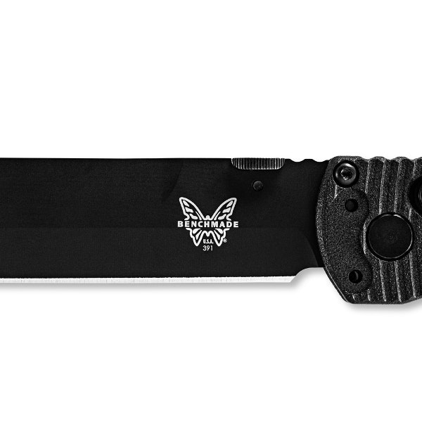 BENCHMADE 391BK SOCP TACTICAL FOLDER KNIFE - BLACK