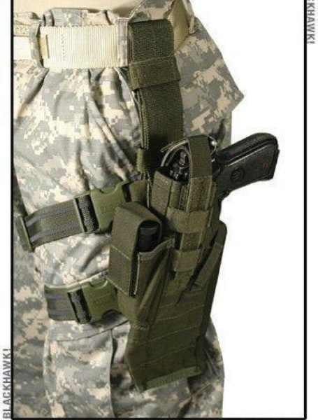 Blackhawk Nylon Omega VI Elit Holster - OD (Green)