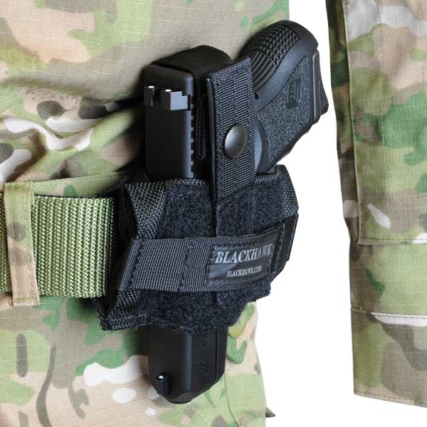 Blackhawk Ambidextrous Flat Belt Holster - Black