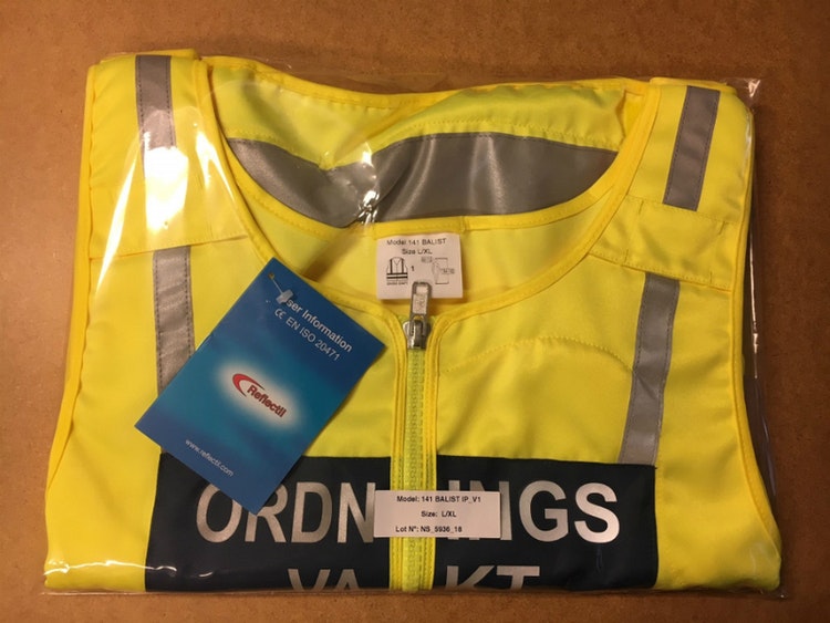 Reflectil Ytterfodral Varselväst OV Zipper för CPE`s paneler