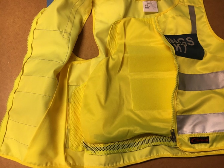 Reflectil Ytterfodral Varselväst OV Zipper för CPE`s paneler