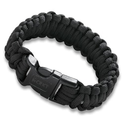 CRKT Paracord Armband Med Vajersåg - Svart