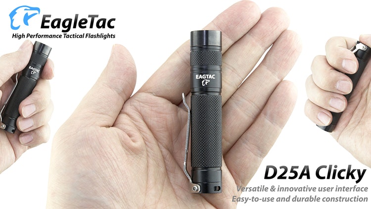 EAGTAC D25A 190LM 1xAA Polisficklampa