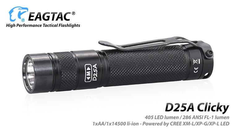 EAGTAC D25A Clicky MKII 405 Lumen