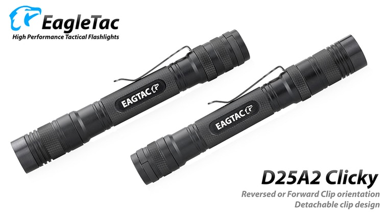EAGTAC D25A2 436 LM, 2xAA Polisficklampa
