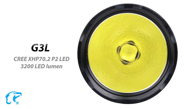 EAGTAC G3L Pro XHP70.2 LED 3200 Lumen
