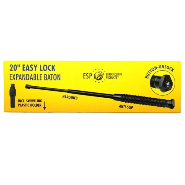 ESP 20” Easy Lock Teleskopbatong i härdat stål + roterbart hölster