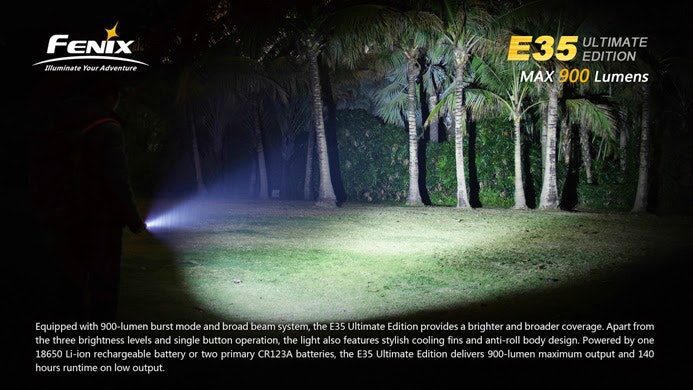 FENIX E35 Ultimate Edition Tactical Flashlight