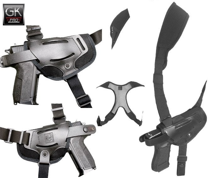 GK BLACK DEMON TIMECOP Shoulder Holster - Axelhölster