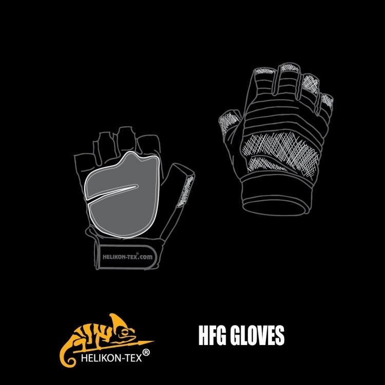 HELIKON-TEX HFG Half Finger Gloves