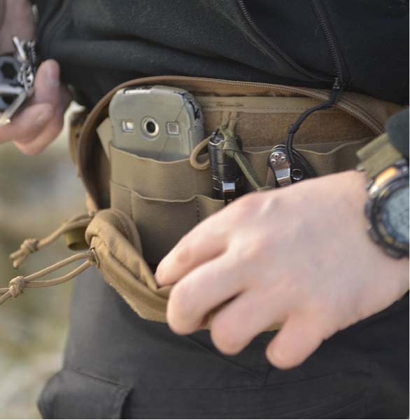 HELIKON-TEX BANDICOOT Waist Pack - Black/Olive Green