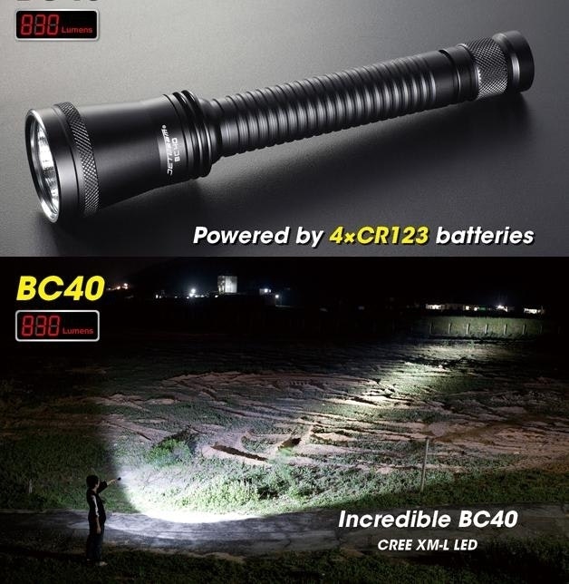 JETBeam – NITEYE BC-40 - 830 Lumens Polisficklampa