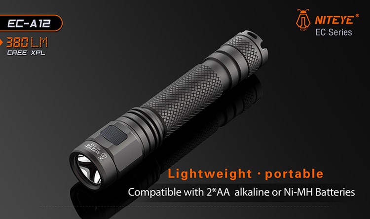 JETBeam - NITEYE EC-A12 380 LM 2AA HYBRID