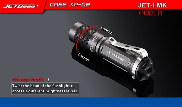 JETBeam – NITEYE JET-I MK 480 Lumens CREE XP-G2