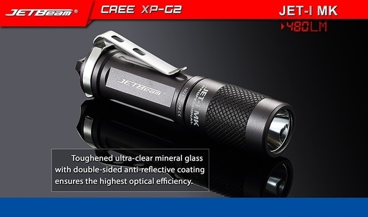 JETBeam – NITEYE JET-I MK 480 Lumens CREE XP-G2