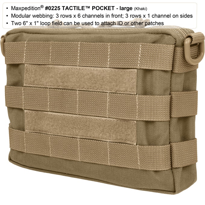 MAXPEDITION Tactile Pocket Large - Khaki