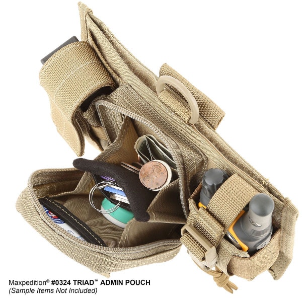 MAXPEDITION Triad Admin Pouch - Khaki