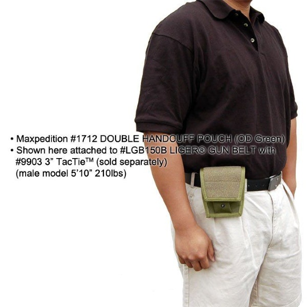 MAXPEDITION Double Handcuff Pouch - Green