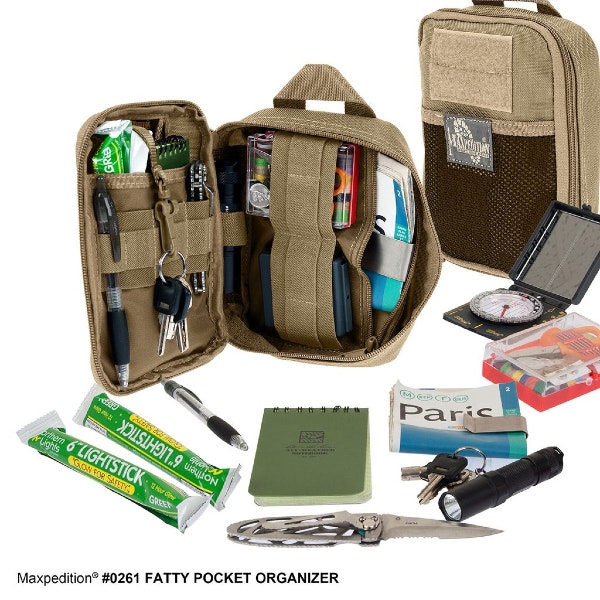 MAXPEDITION Fatty Pocket Organizer - Khaki