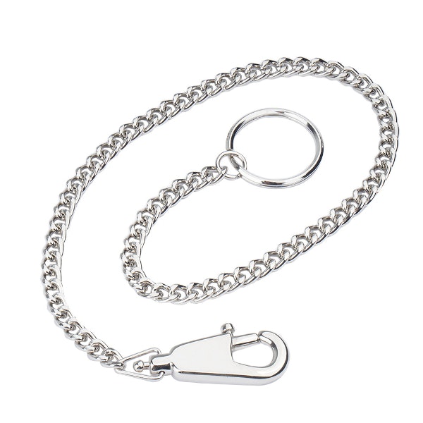 MIL-TEC by STURM KEYHOLDER WITH CHAIN AND CARABINER - NICKEL-PLATED