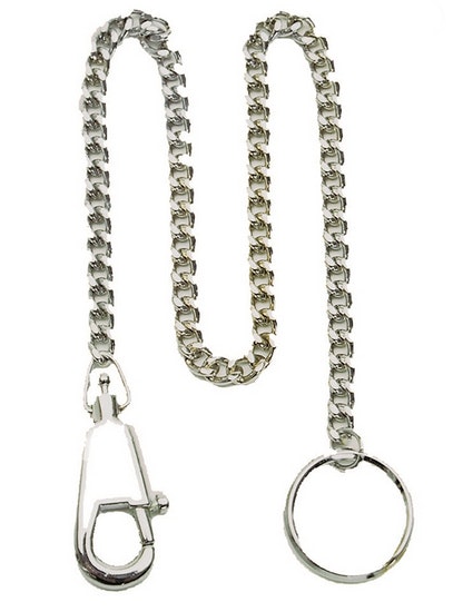 MIL-TEC by STURM KEYHOLDER WITH CHAIN AND CARABINER - NICKEL-PLATED