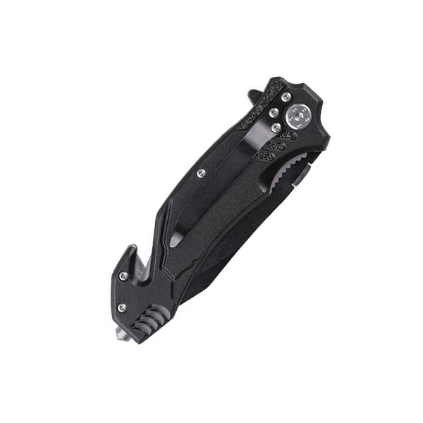 MIL-TEC by STURM BLACK ′FIRE BRIGADE′ ONE-HAND KNIFE