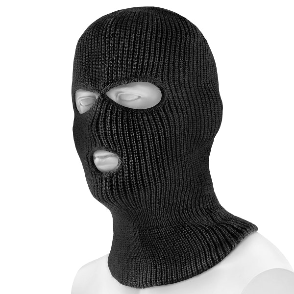 MIL-TEC by STURM 3-HOLE ACRLYIC BALACLAVA - BLACK