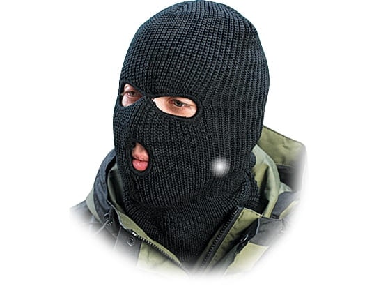 MIL-TEC by STURM 3-HOLE ACRLYIC BALACLAVA - BLACK