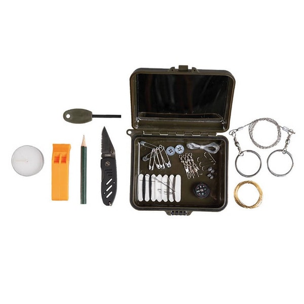 MIL-TEC by STURM SURVIVAL KIT BOX - Överlevnadskit