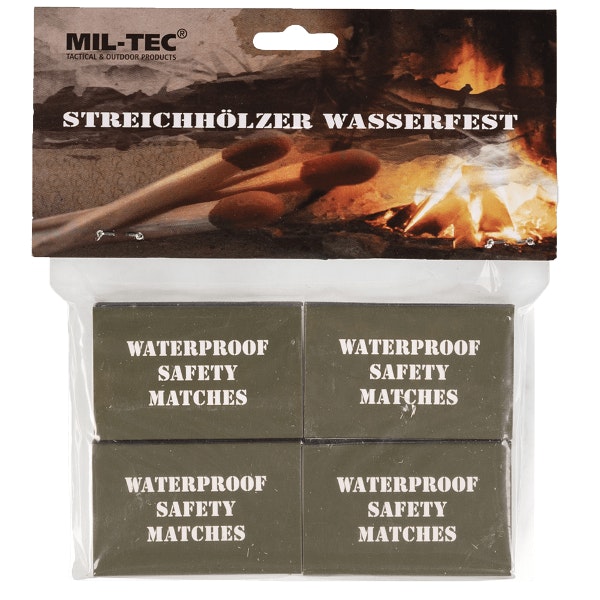 MIL-TEC by STURM Vattentåliga Tändstickor 4-pack